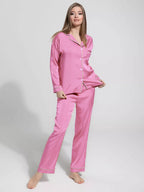 PLAIN SILK - DARK PINK