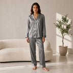 PLAIN SILK - GREY