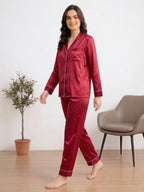 PLAIN SILK -  RED