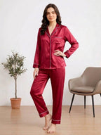 PLAIN SILK -  RED