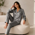 PLAIN SILK - GREY